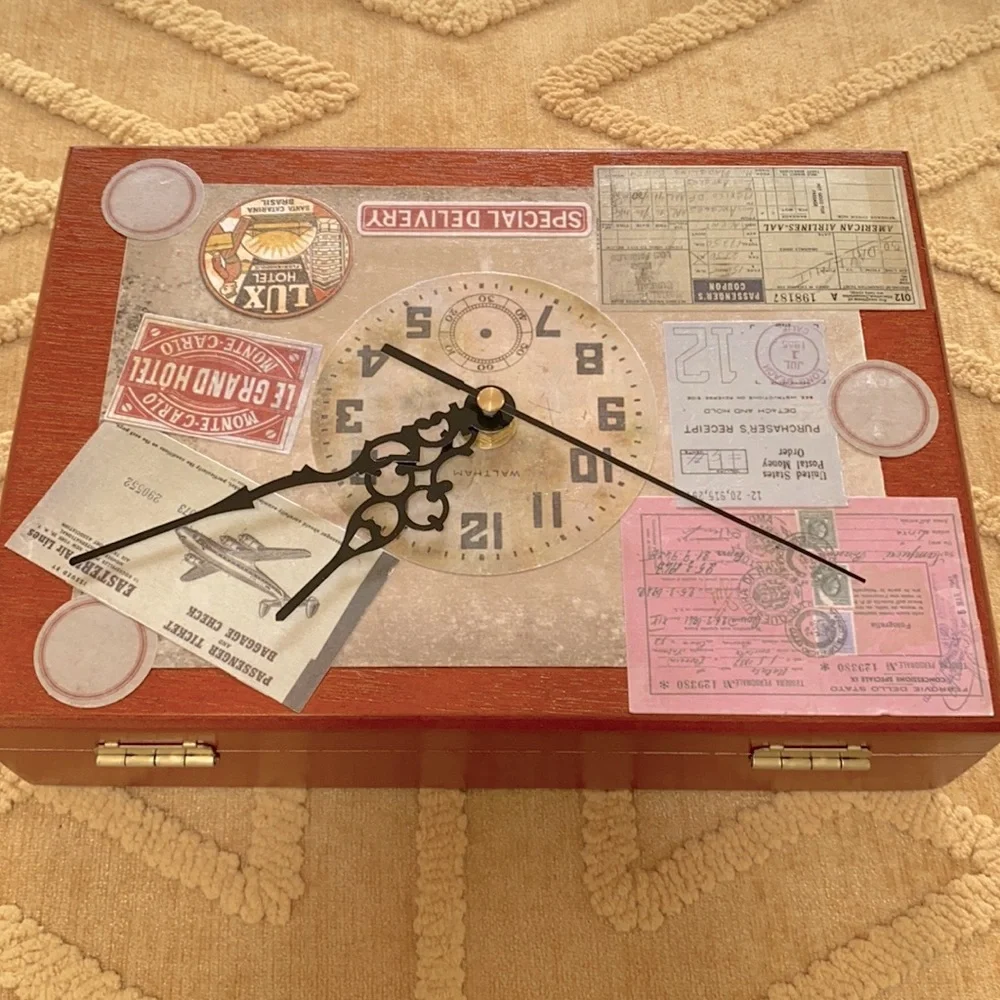Decorative Upcycled Cigar Box